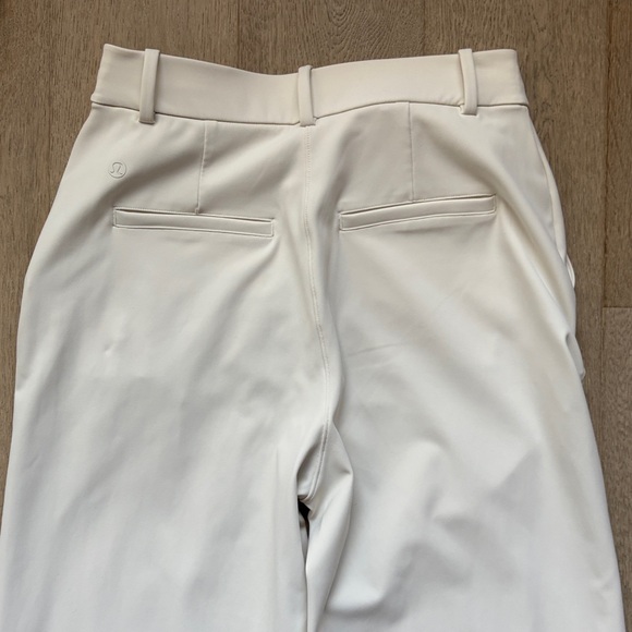 EUC daydrift high rise straight leg trouser light ivory sz Small short lululemon - Picture 9 of 16